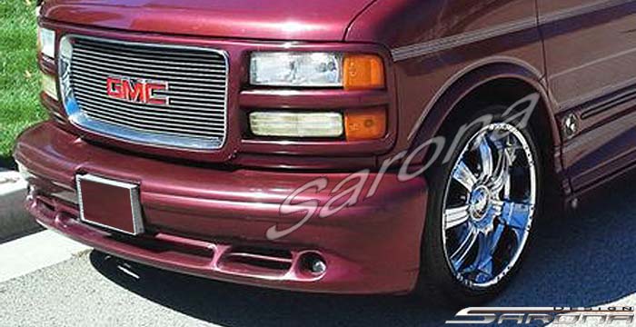 Custom GMC Savana Van  All Styles Front Bumper (1996 - 2002) - $560.00 (Part #GM-011-FB)